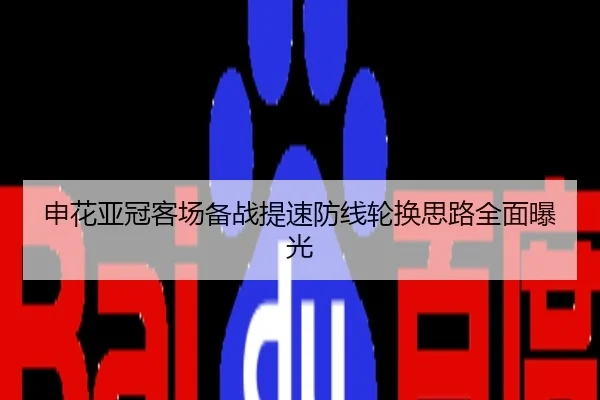 申花亚冠客场备战提速防线轮换思路全面曝光